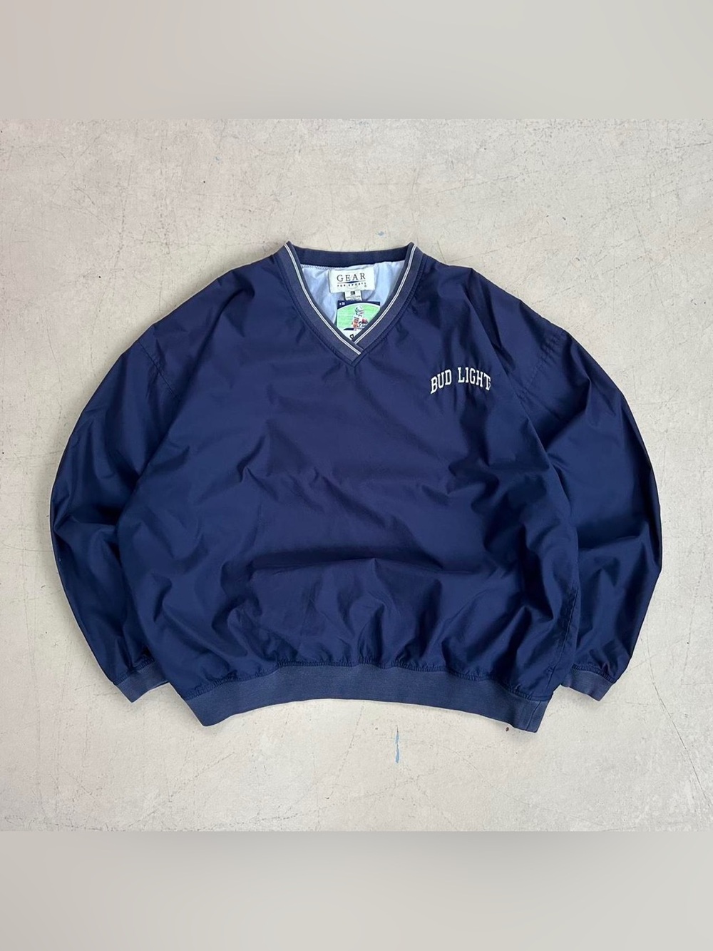 Navy Men's V-Neck Pullover Sweater